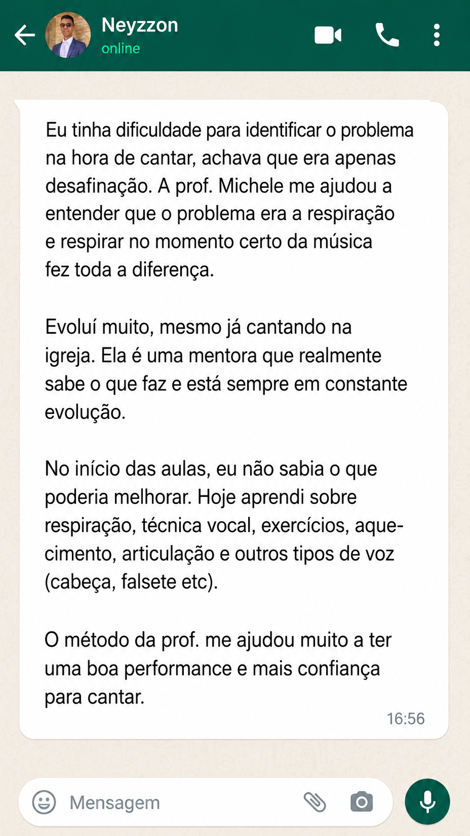 Depoimento de Neyzzon